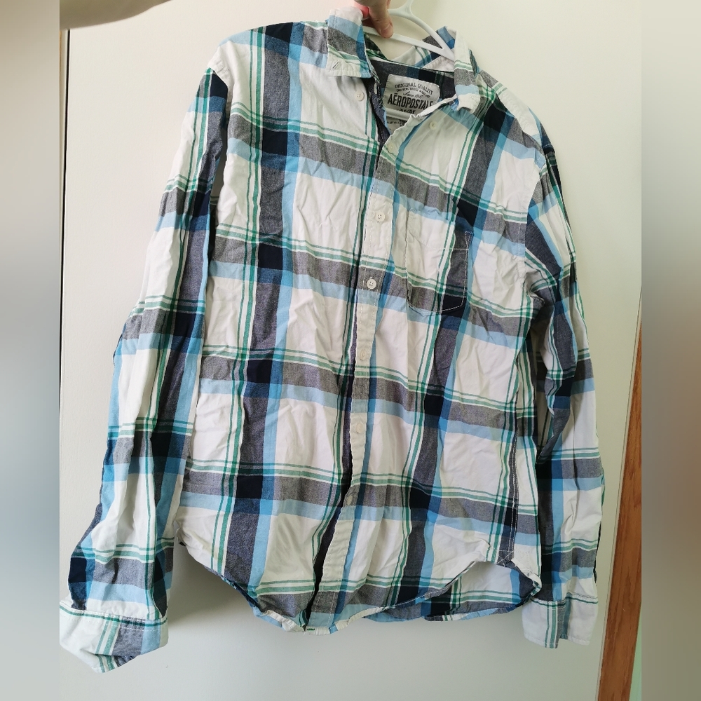 Aeropostale Men's Medium Button Up